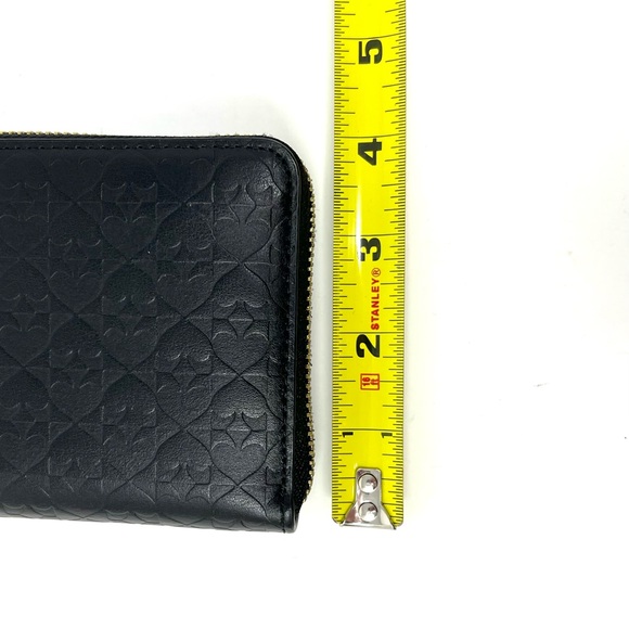 Kate Spade Neda Penn Place Embossed Black Leather Zip Around Wallet - Picture 10 of 10